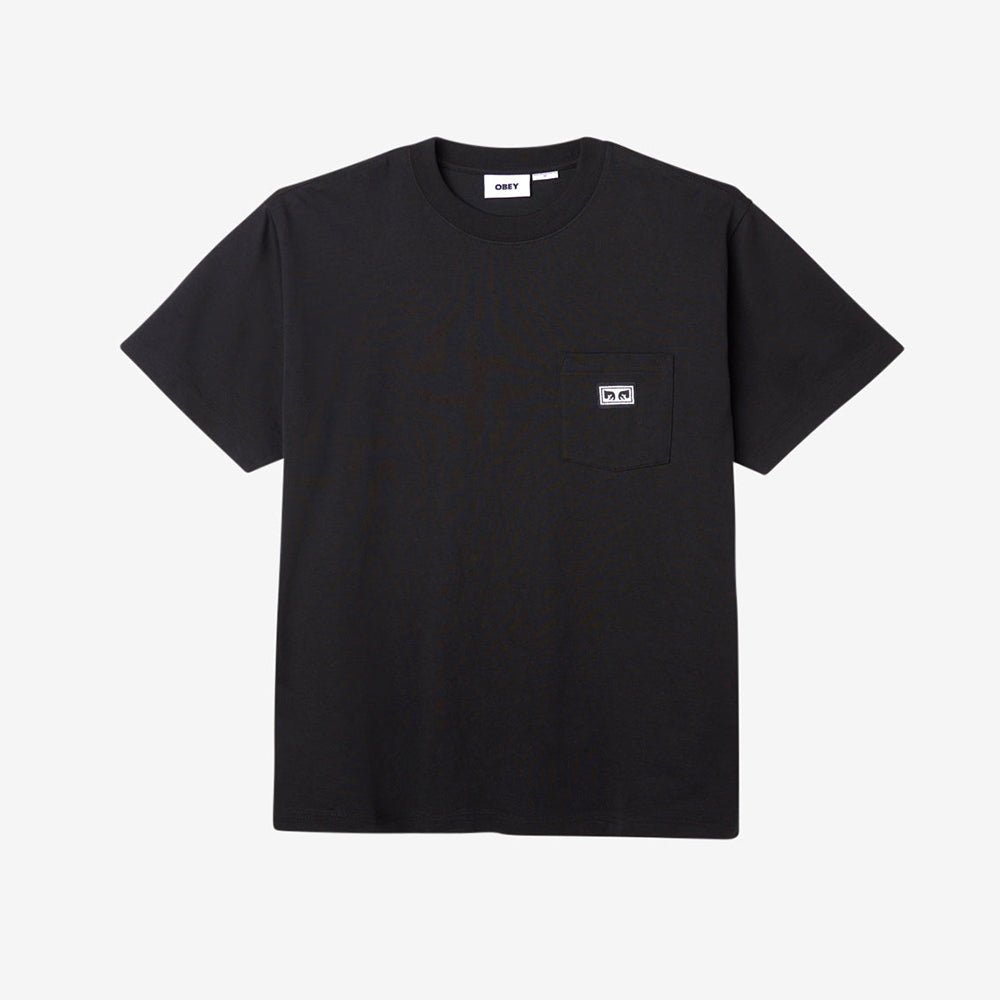 Est. Works Eyes Pocket T-Shirt - Black