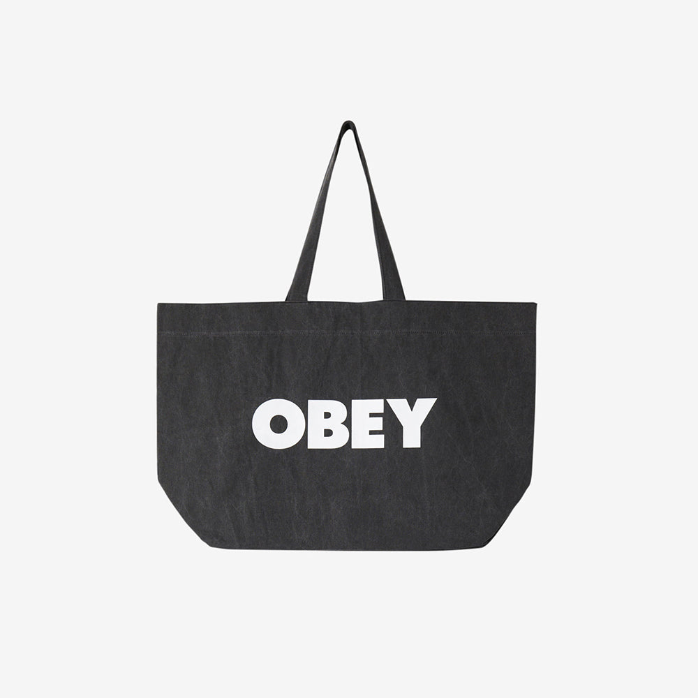 Pigment Dyed Tote Bag - Black