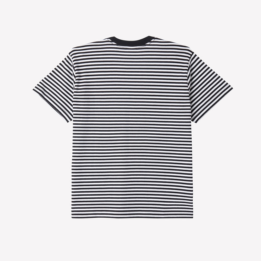 Established Works Eyes Stripe T-Shirt - Black Multi