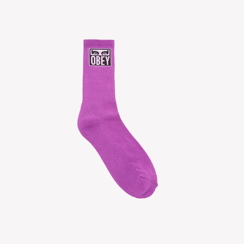 Eyes Icon Socks - Dewberry