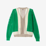 Anderson 60's Cardigan - Green Multi