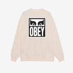 Eyes Icon II Heavyweight Crewneck - Unbleached