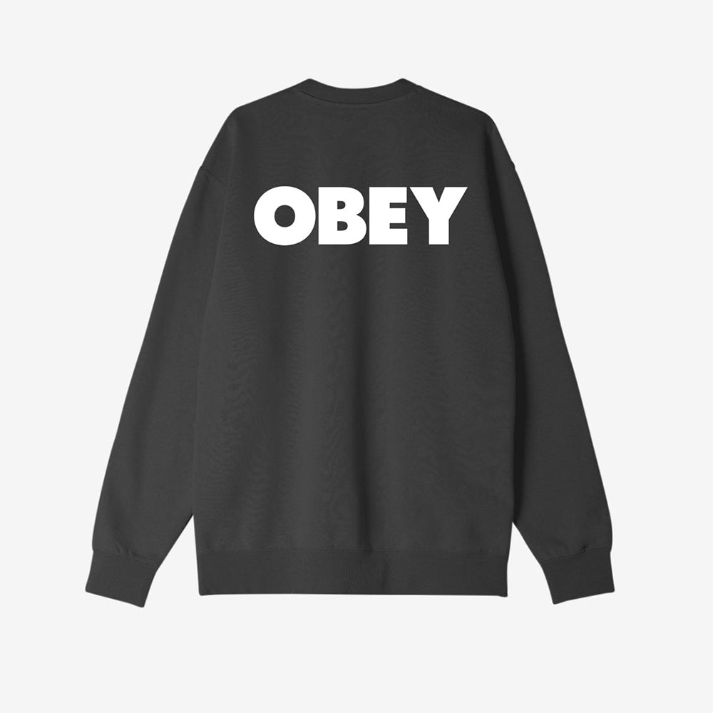 Bold Heavyweight Crewneck - Black