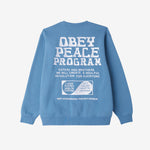 Peace Program Crewneck - Coronet Blue