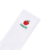 Lil' Apple Socks - White