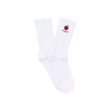 Lil' Apple Socks - White