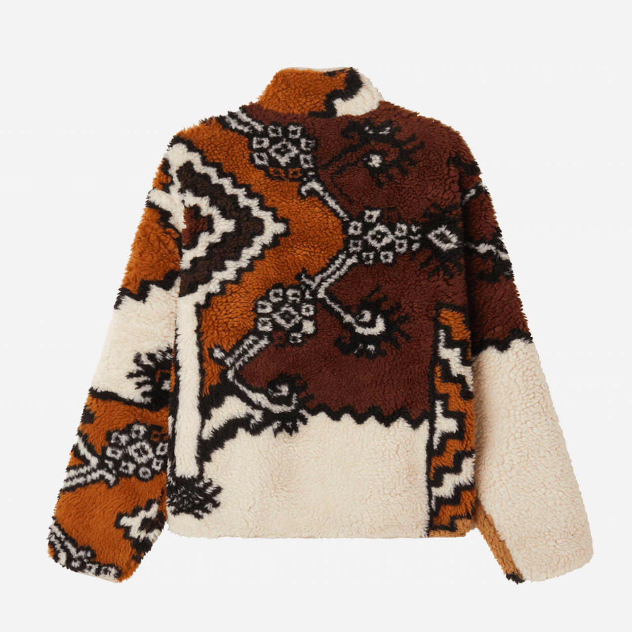 Moroccan Rug Sherpa Jacket