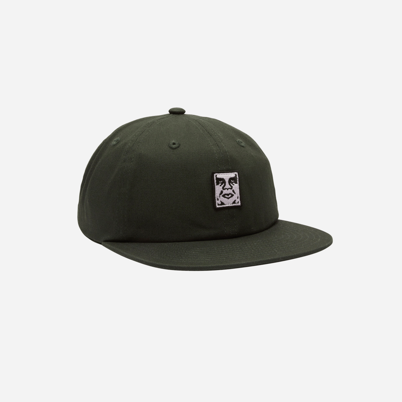 Obey Icon Patch Panel Strapback - Rain Forest