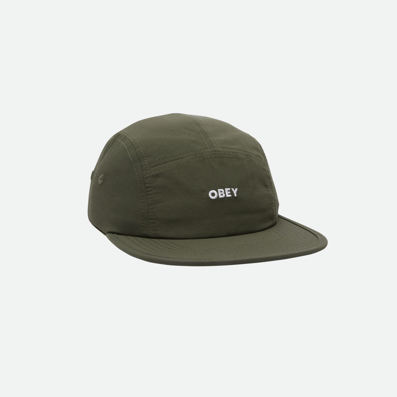 Obey Bold Nylon Camp Cap - Olive