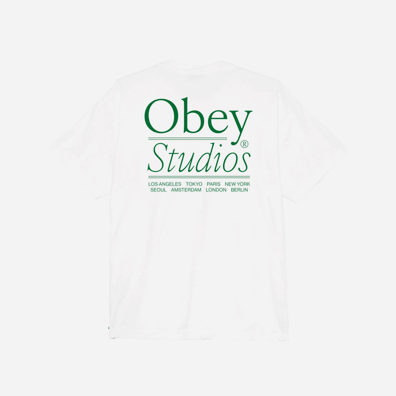 Obey Studios Heavyweight T-Shirt - White