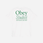 Obey Studios Heavyweight T-Shirt - White