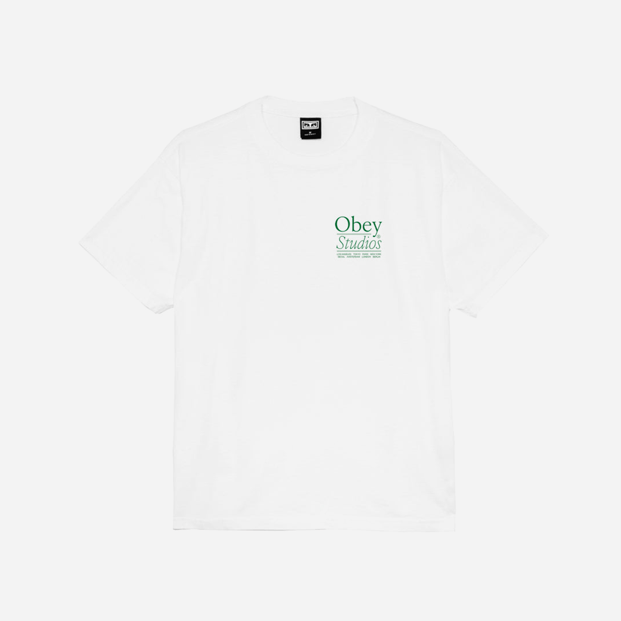 Obey Studios Heavyweight T-Shirt - White