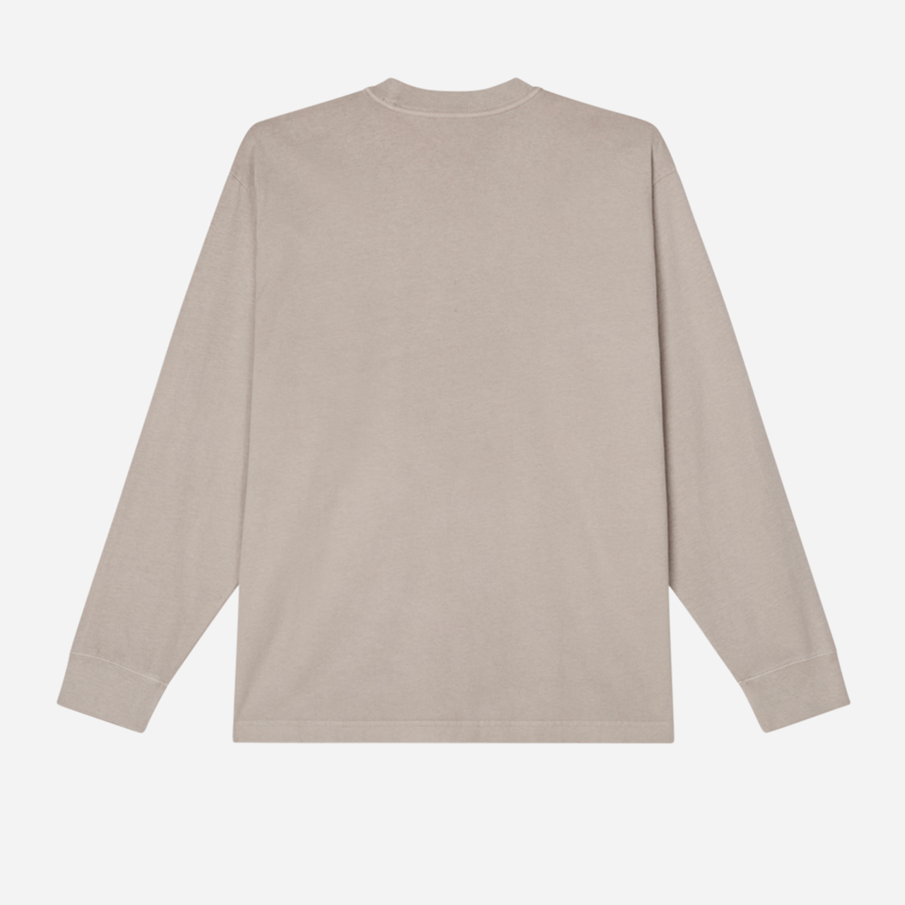 Obey Lowercase Pigment Tee Long Sleeve - Silver Grey