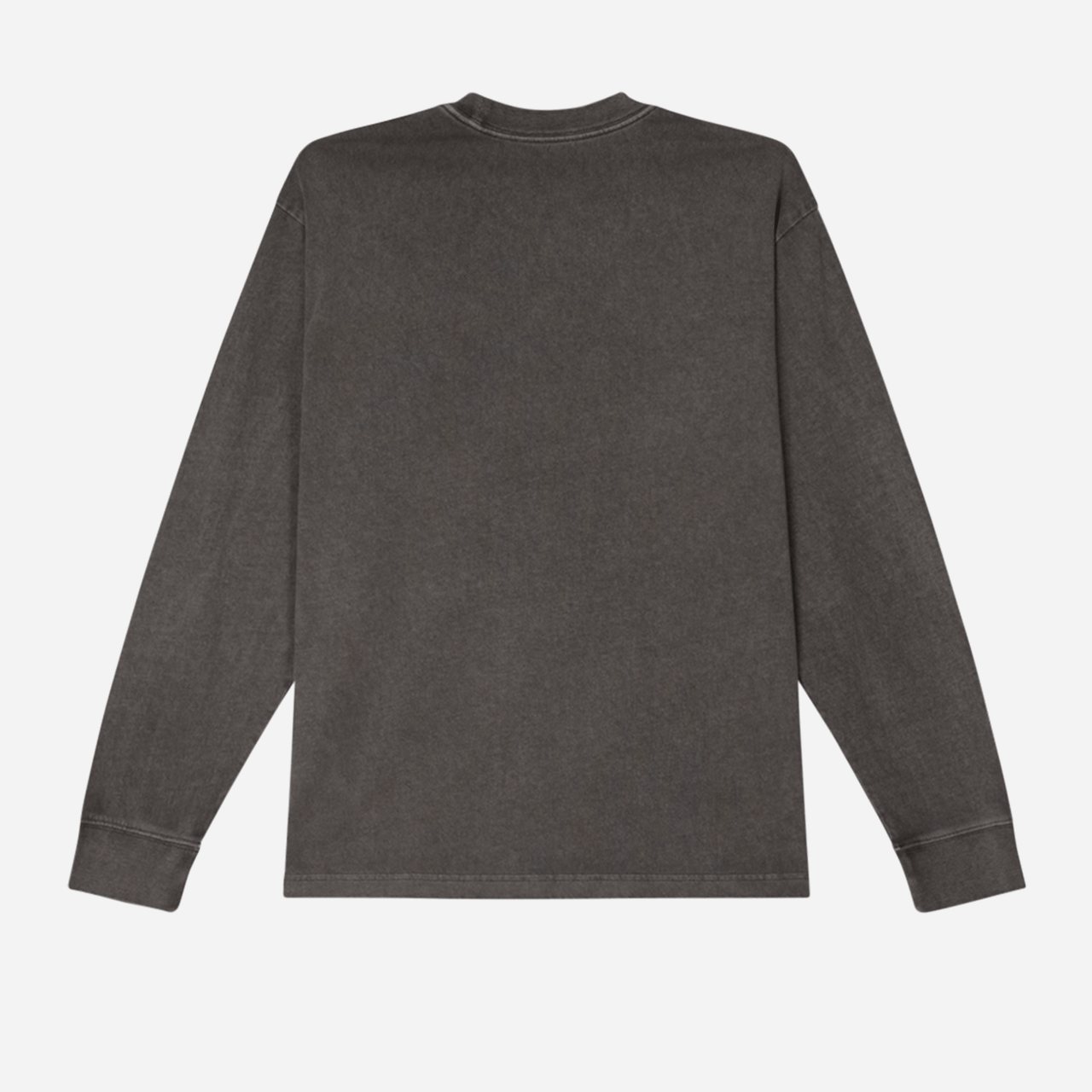 Obey Lowercase Pigment Tee Long Sleeve - Digital Black