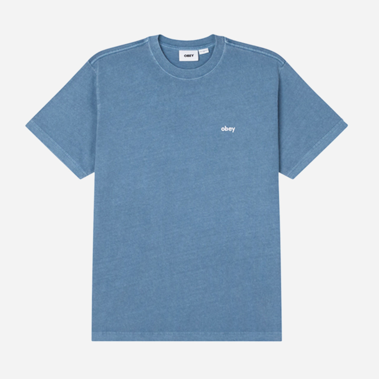 Obey Lowercase Pigment Tee - Pigment Coronet Blue