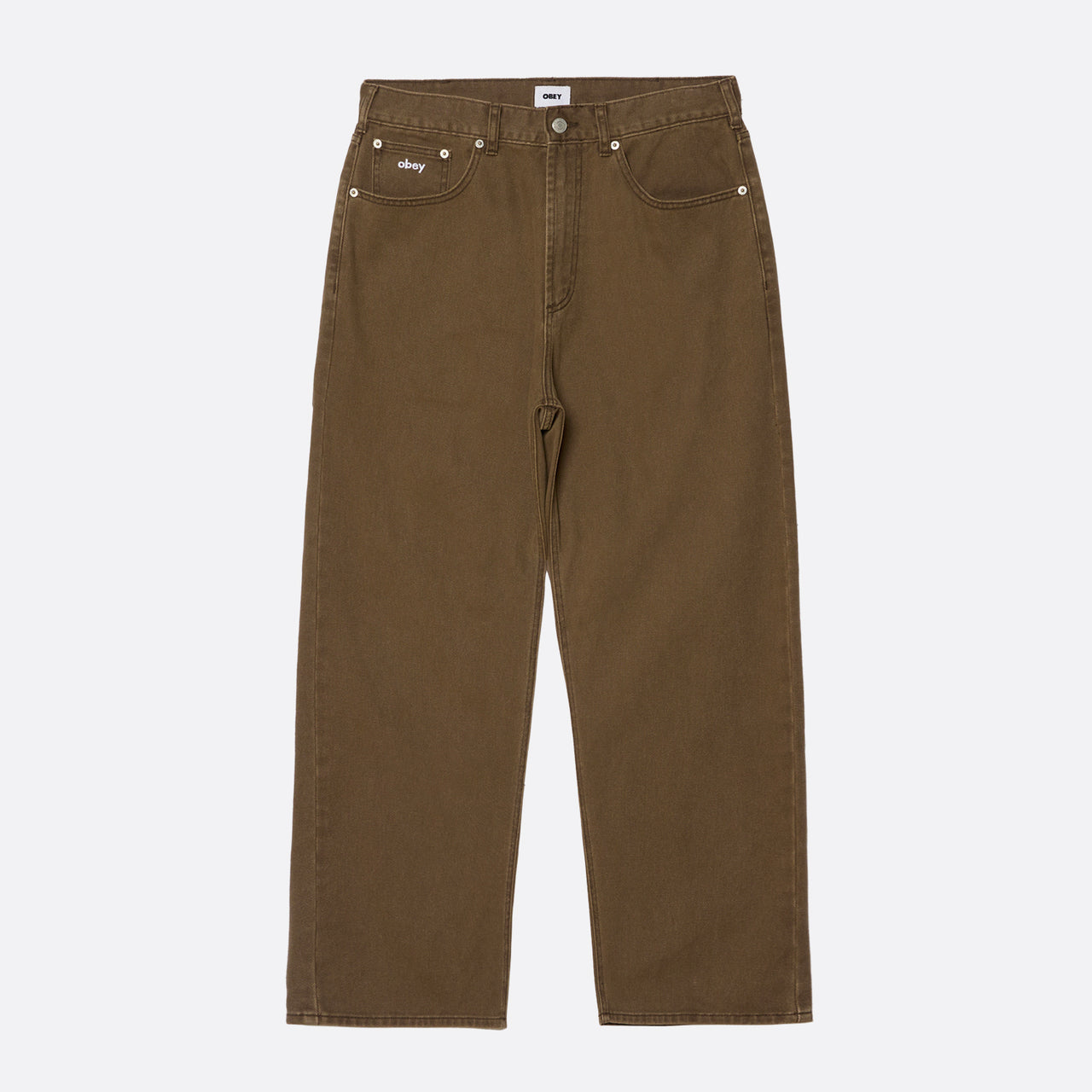Obey Bigwig Baggy Denim - Wren Faded Wash