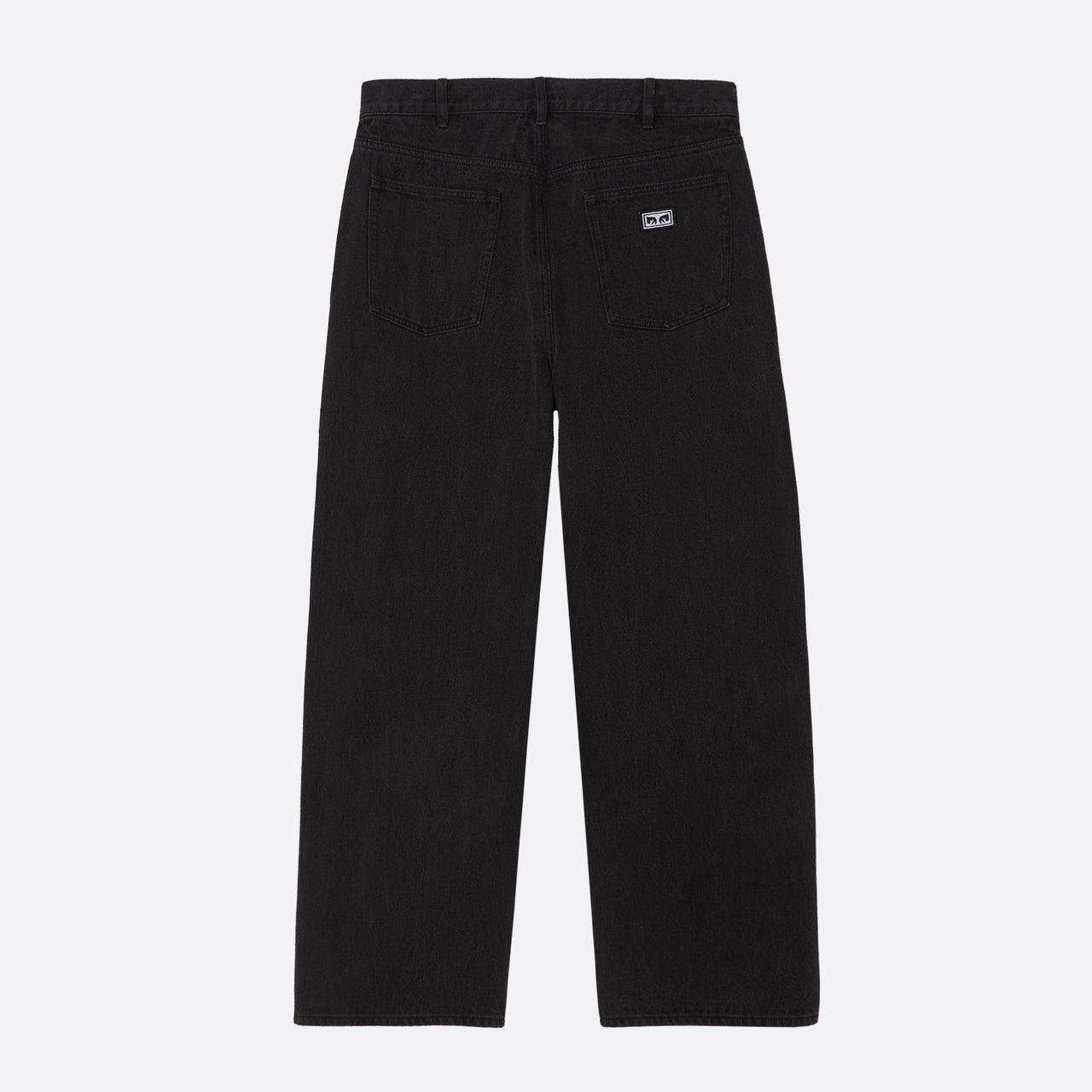 Obey Bigwig Baggy Denim - Washed Black
