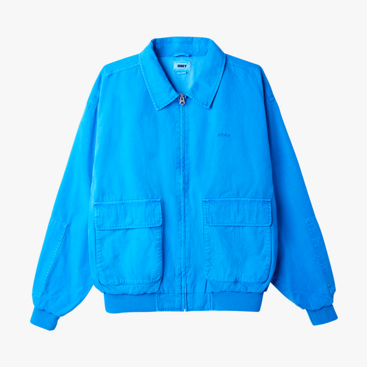 Obey Montreal Bomber Jacket - French Blue