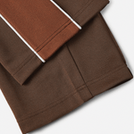 Patta Tricot Straight Track Pants - Chestnut