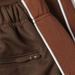 Patta Tricot Straight Track Pants - Chestnut