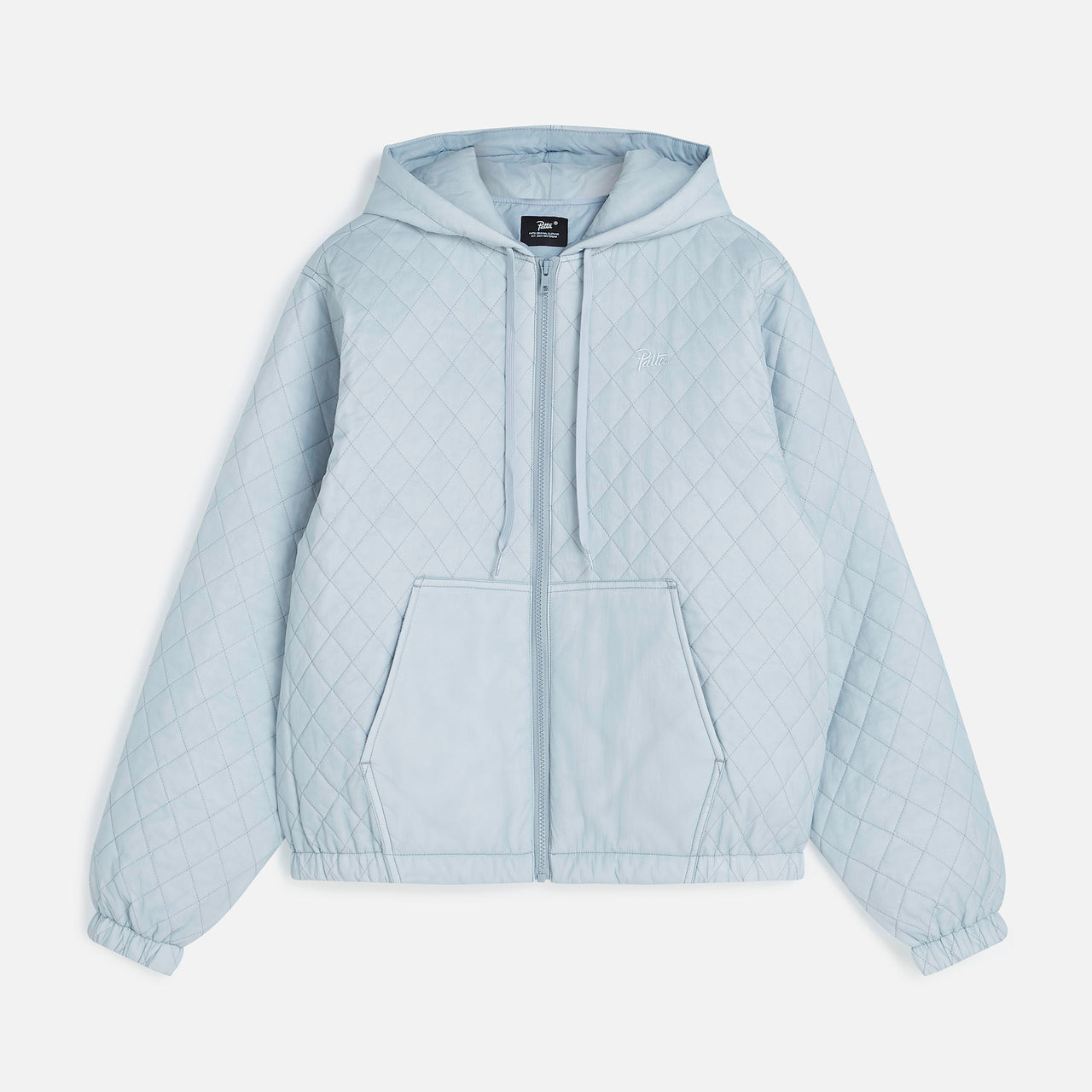 Patta Insulated Quilted Hooded Jacket - Gray Dawn