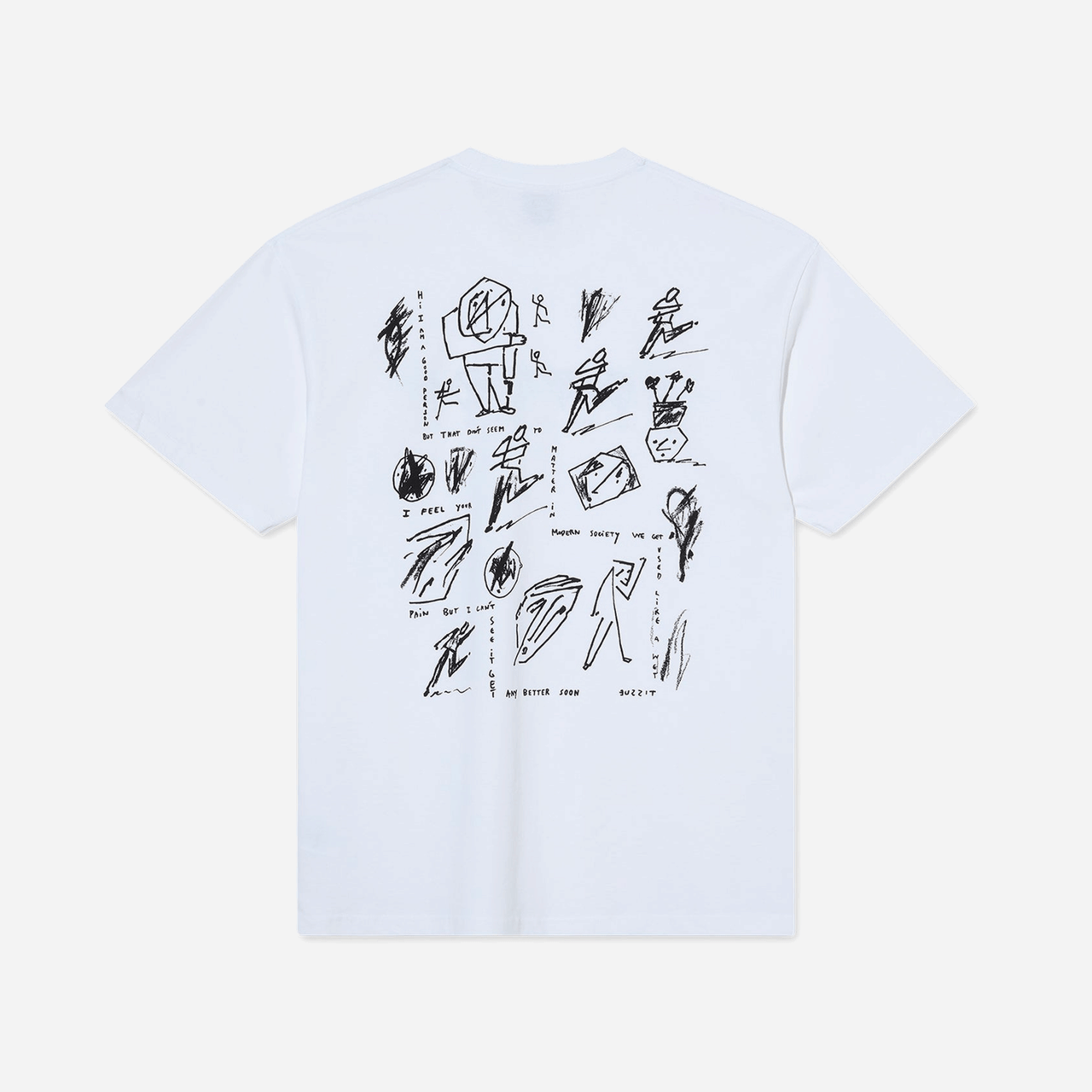 Sad at Times T-Shirt - White