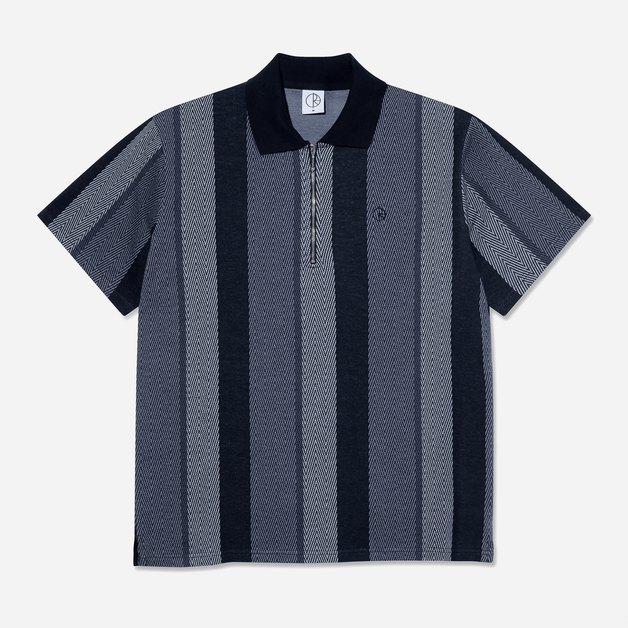 Jacques Polo Shirt / Herringbone - Blue