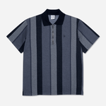 Jacques Polo Shirt / Herringbone - Blue