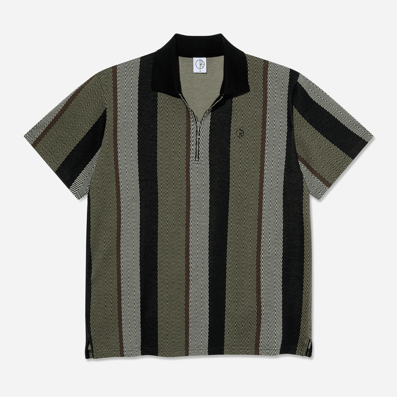 Jacques Polo Shirt / Herringbone - Khaki Green