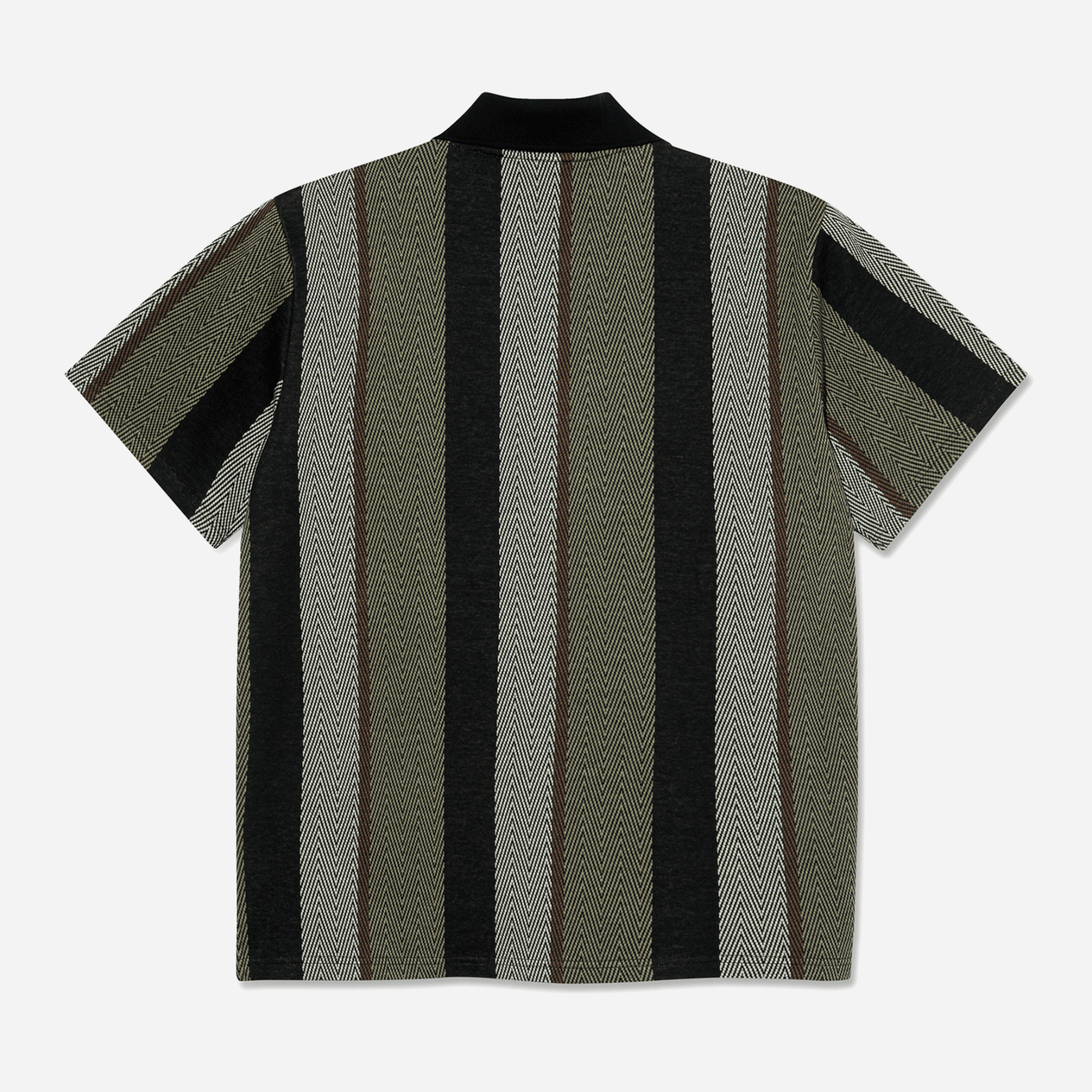 Jacques Polo Shirt / Herringbone - Khaki Green