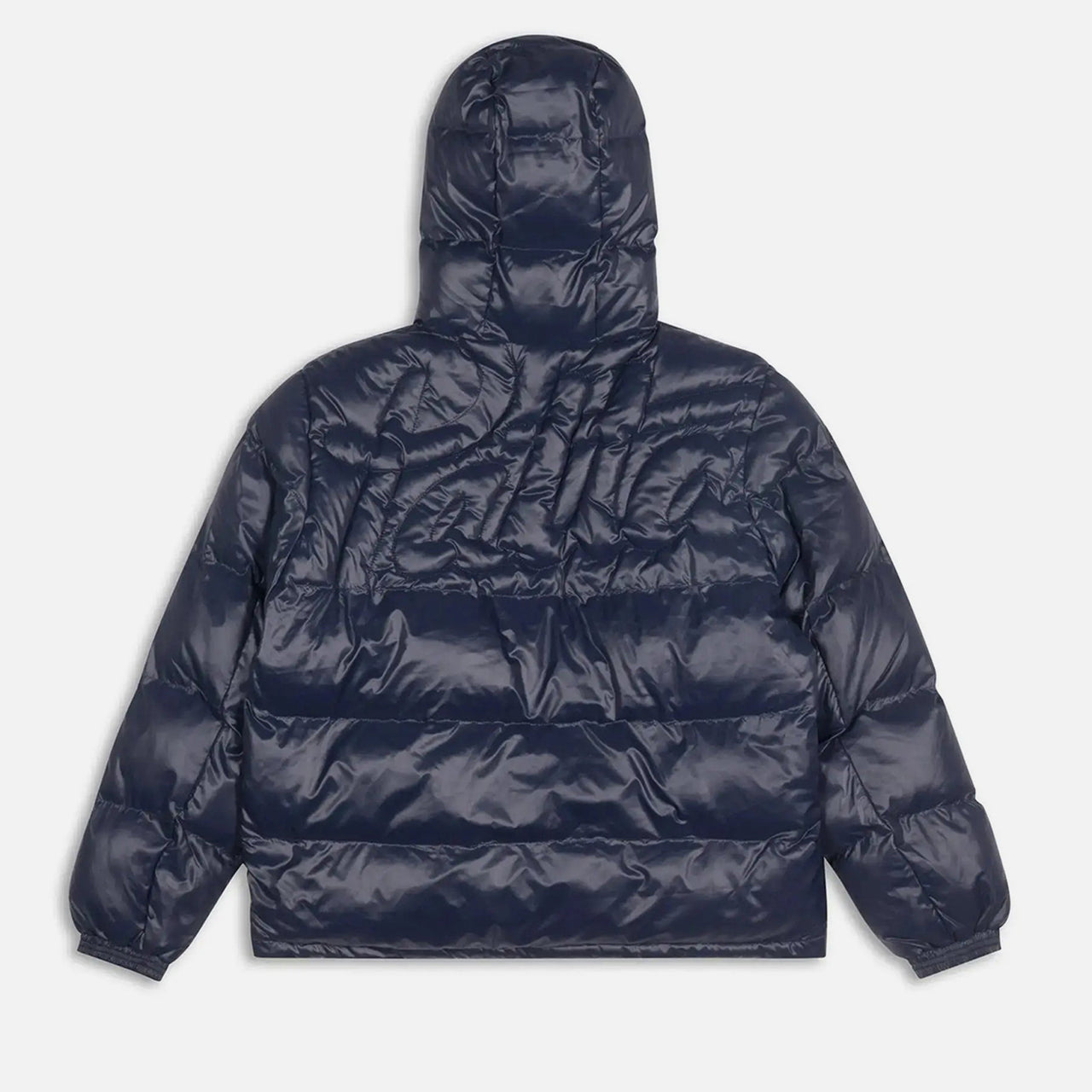 Patta Quilted Script Logo Puffer Jacket - Parisian Night