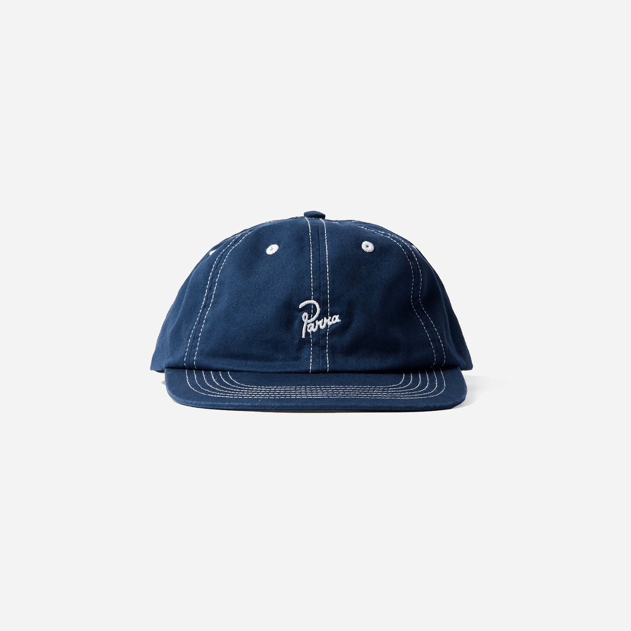 By Parra Signature 6 Panel Hat ­- Navy Blue