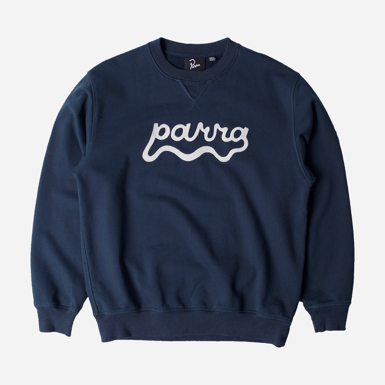 By Parra Water Wave Logo Crew Neck Sweatshirt