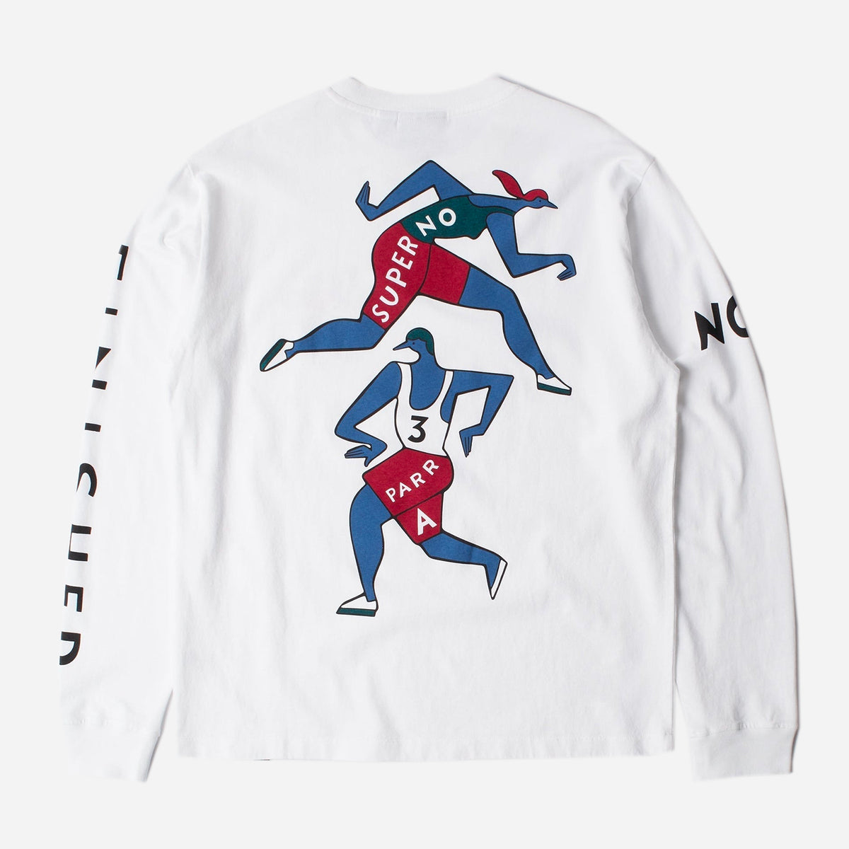By Parra Not Finished Long Sleeve T-Shirt - White - S