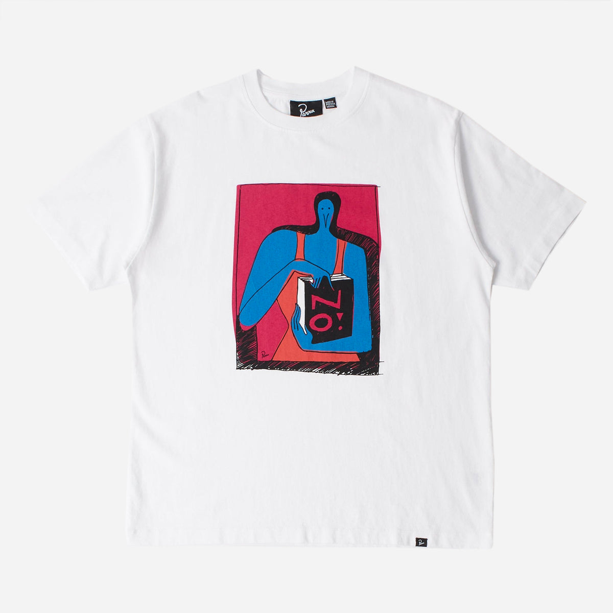 By Parra No Books T-Shirt ­- White - S