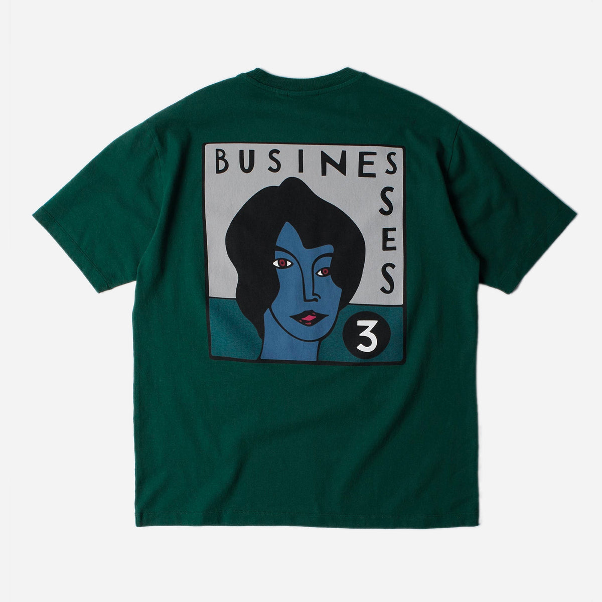By Parra Nothing Please T-Shirt - Pine Green - S