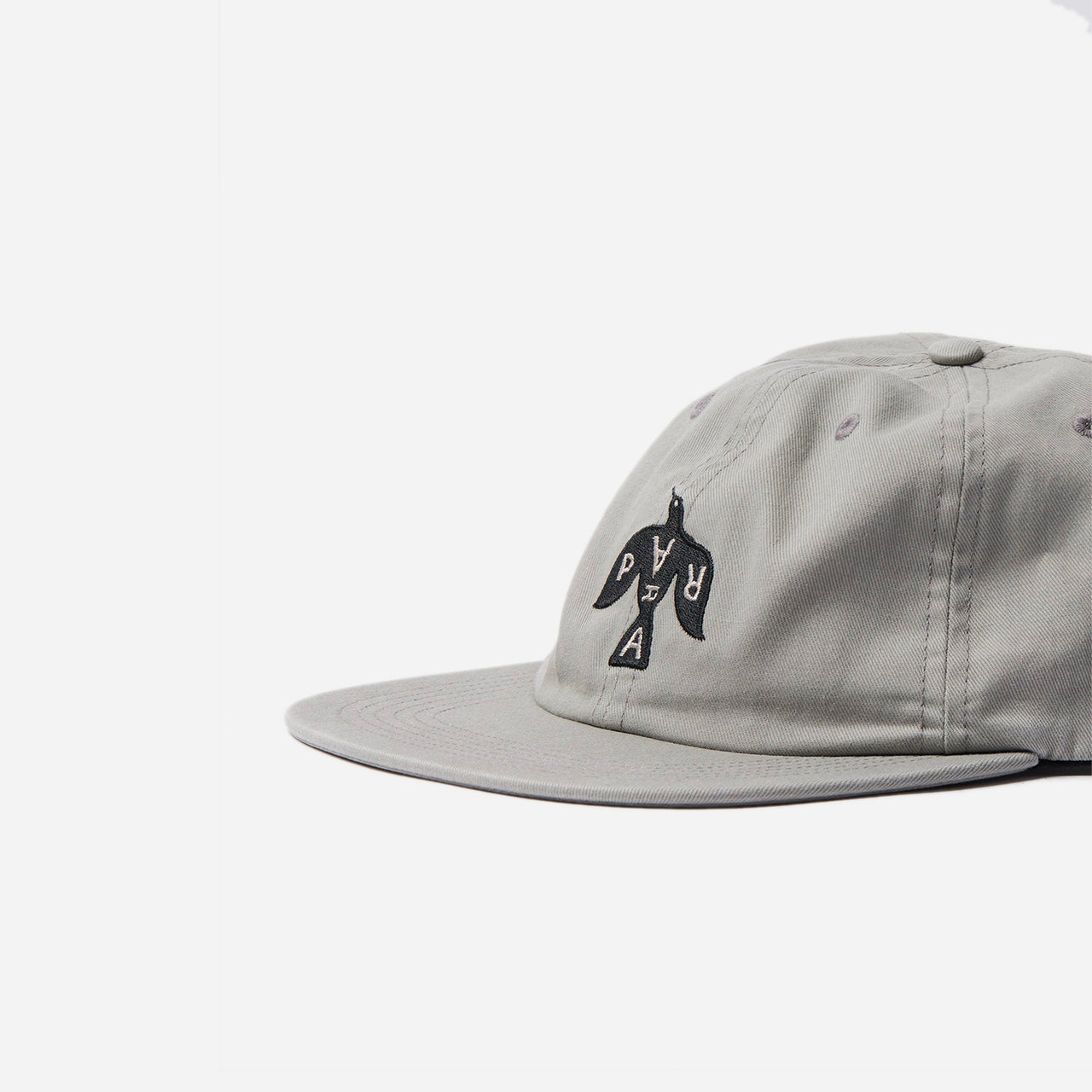 By Parra Crow Logo 6 Panel Hat - Gris