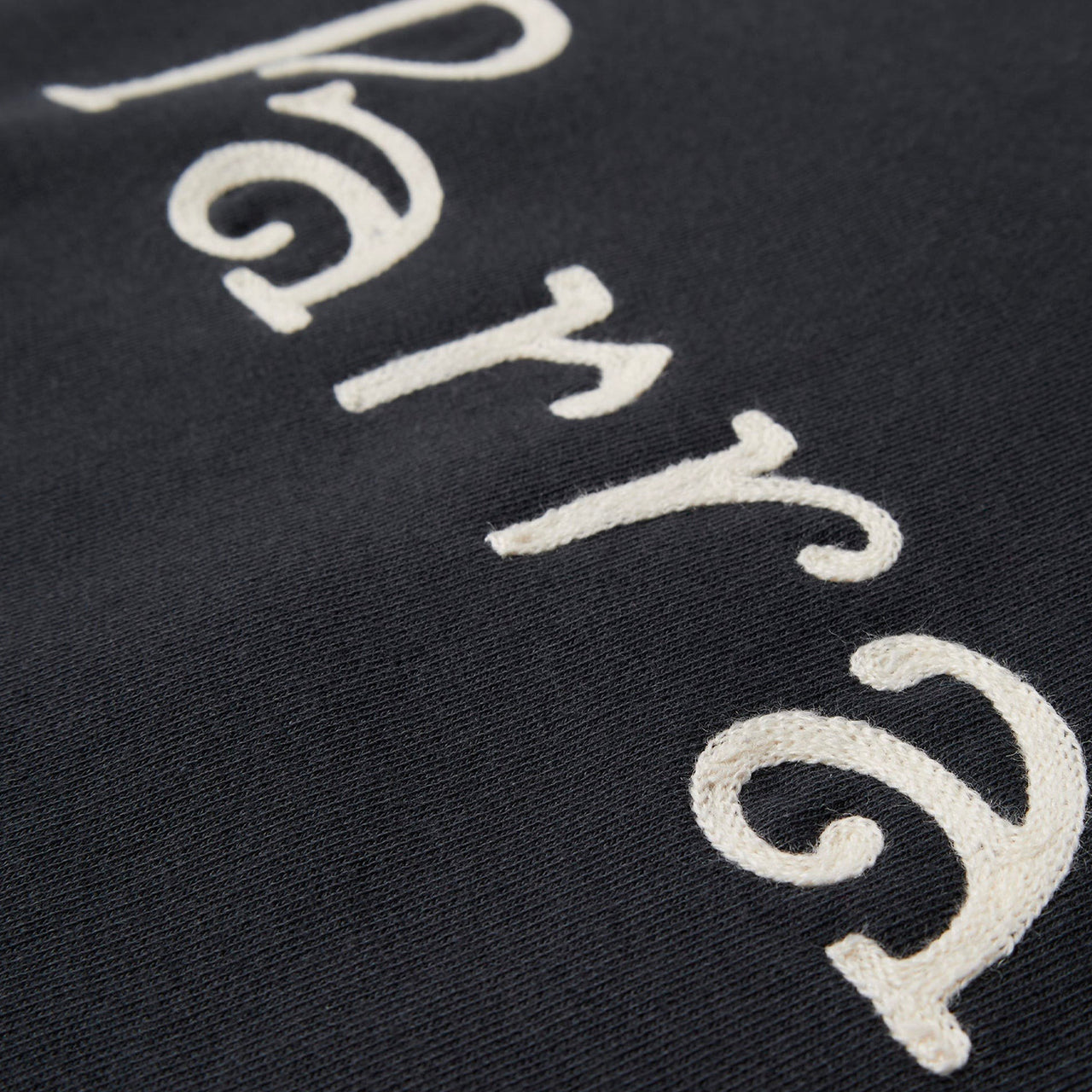 By Parra Weird Trad Logo Crew Neck Sweatshirt - Dark Navy