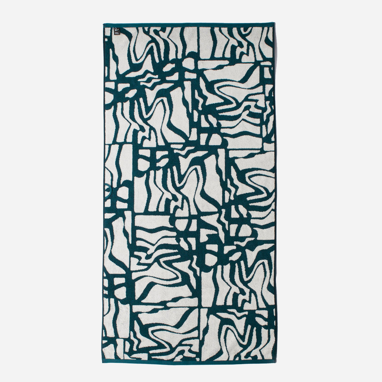 By Parra Broken Ftp Bath Towel Set - Teal Green