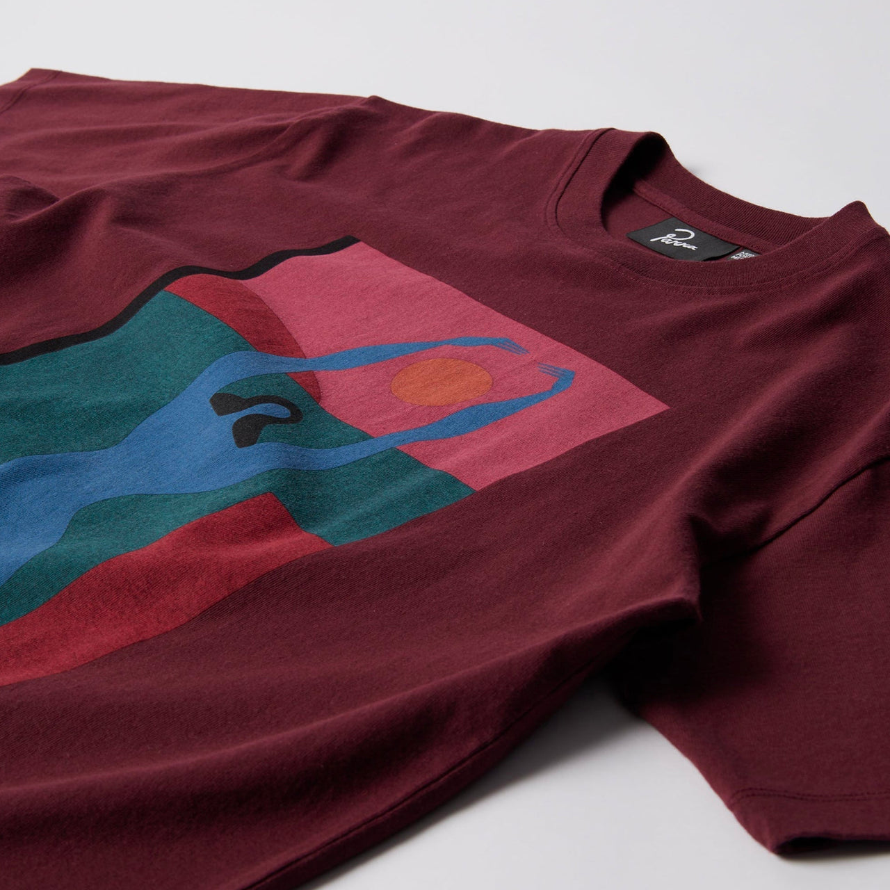 By Parra Protect The Sun T-Shirt - Dark Burgundy