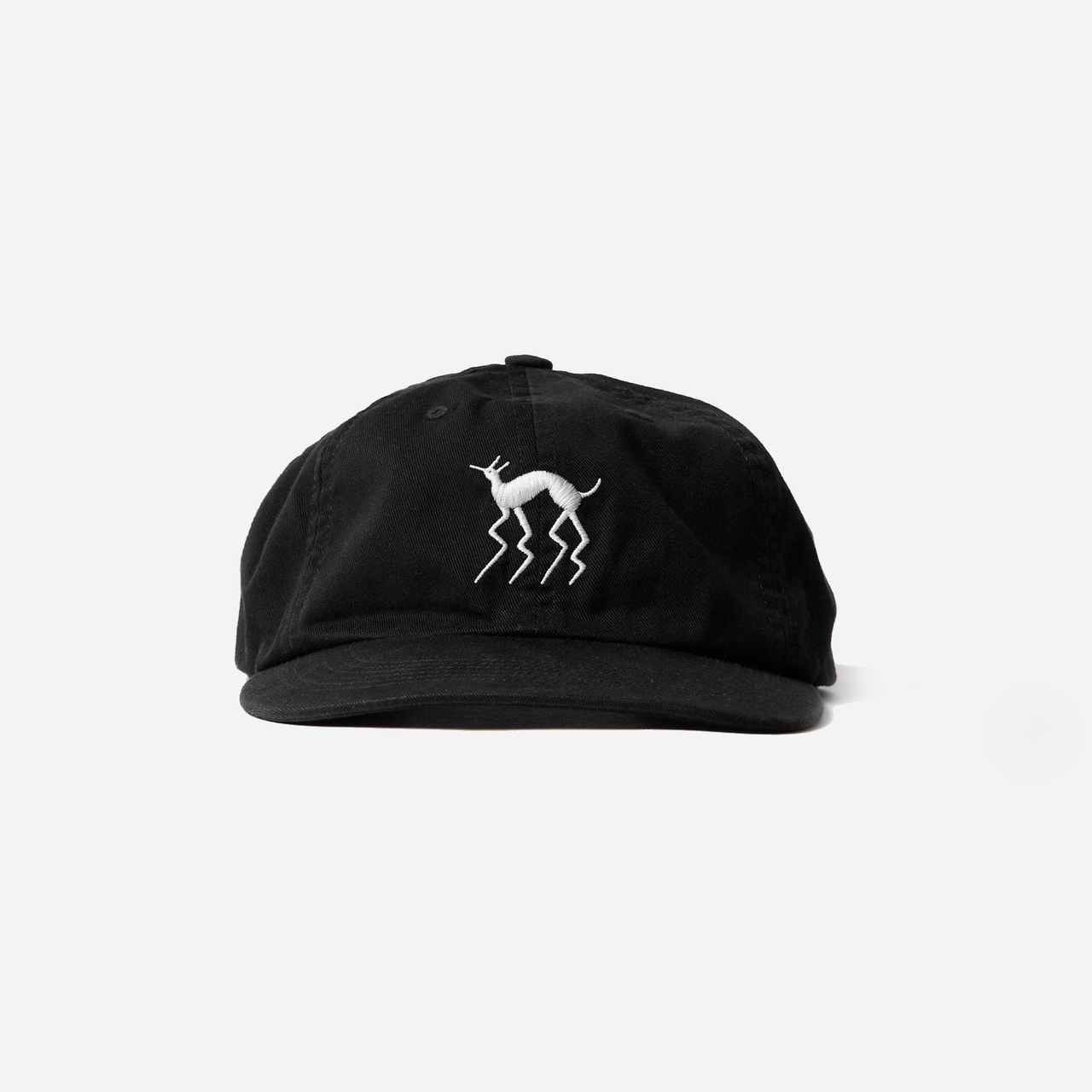 By Parra Spikey Legs 6 Panel Hat - Black