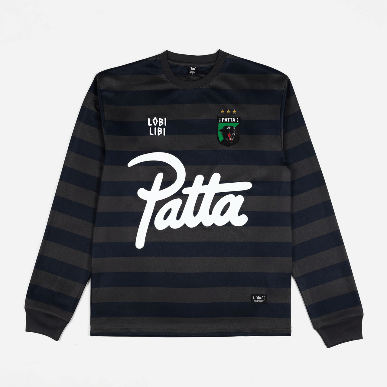 Patta Striped Longsleeve Football Jersey - Forget Iron