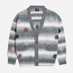 Patta Peace & Love Knitted Cardigan - Forged Iron