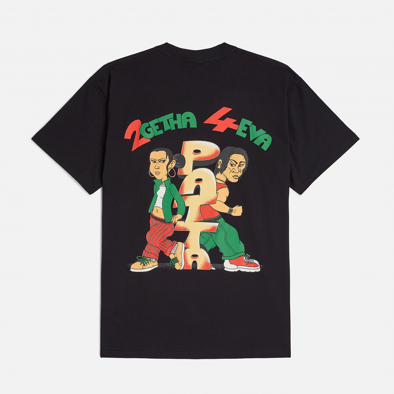 Patta 2Getha4eva T-Shirt - Black