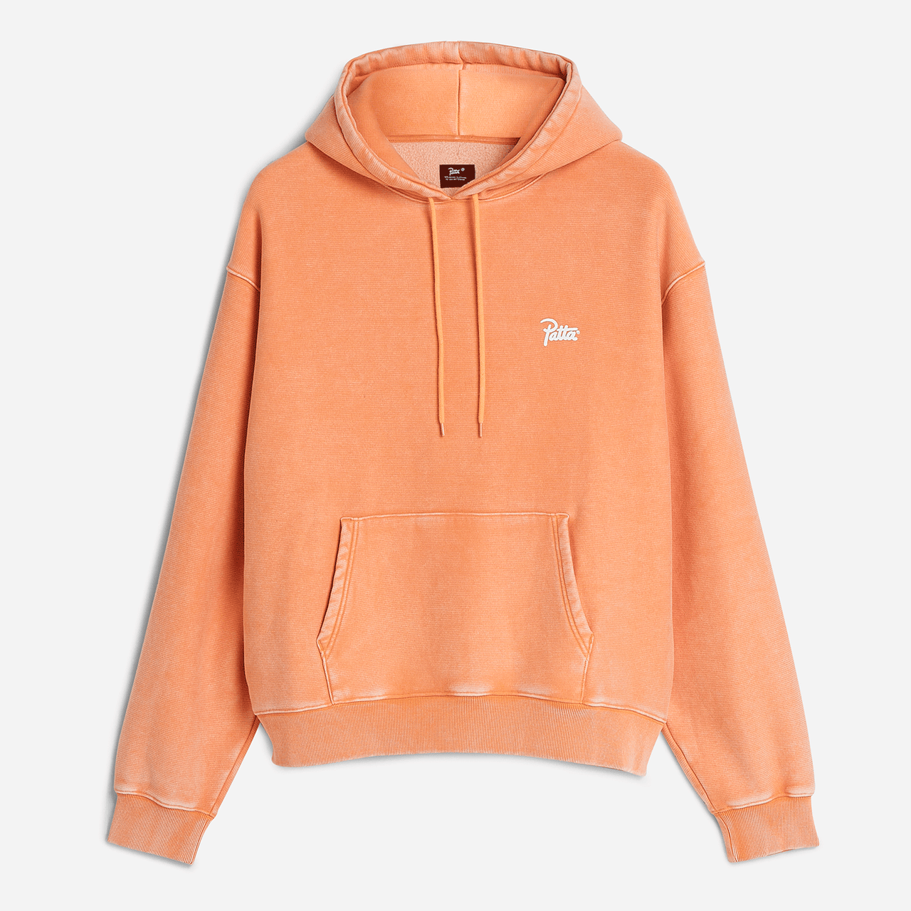 Patta Washed Classic Hooded Sweater - Melon