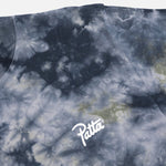 Patta Femme Tie Dye Cropped Ruched T-Shirt - Quarry