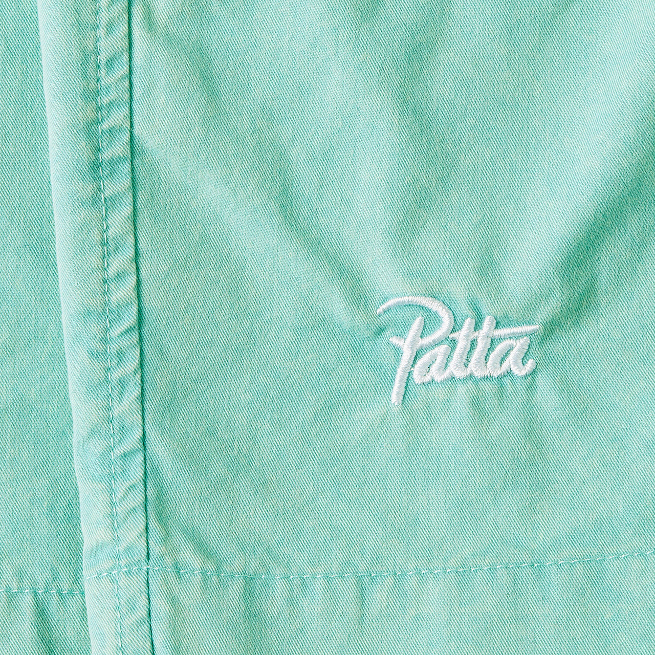 Patta Acid Washed Shorts - Blue Radiance
