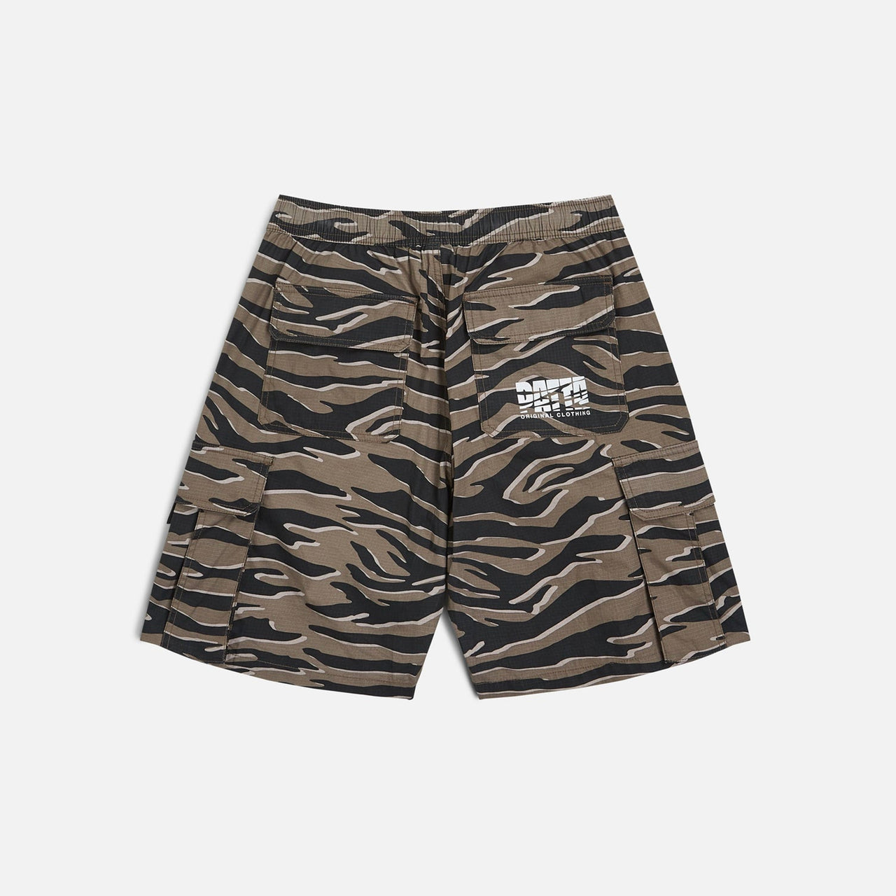 Patta Tiger Stripe Camo Cargo Ripstop Shorts - Multi