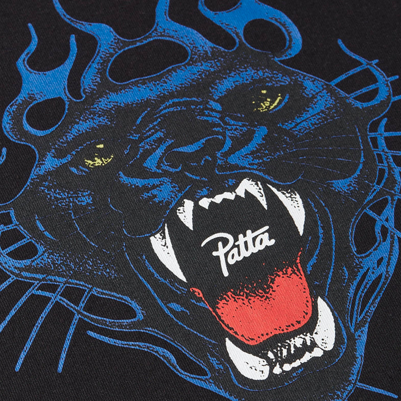 Patta Fire Panther T-Shirt - Black