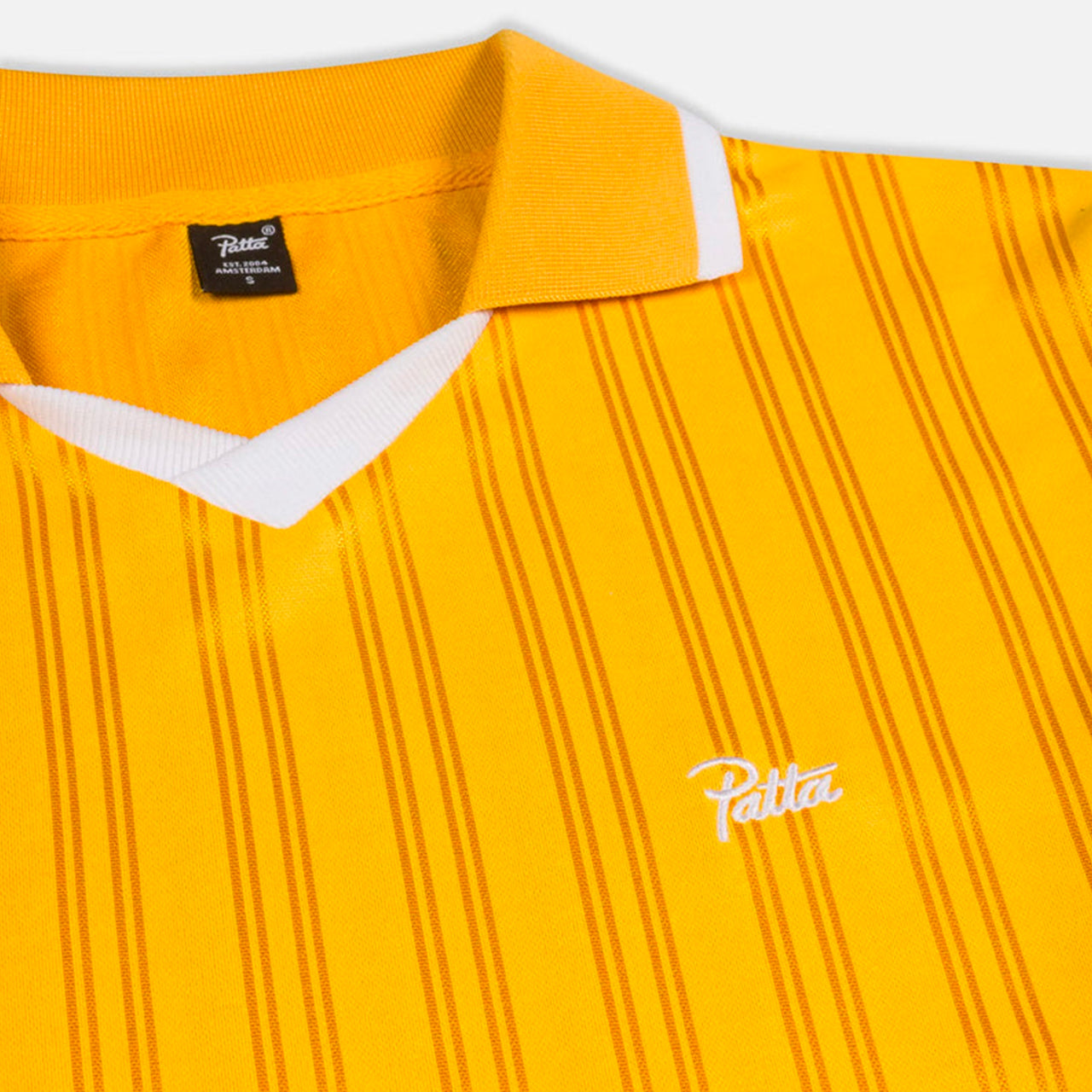 Patta Jacquard Striped Long Sleeve Jersey - Golden Rod
